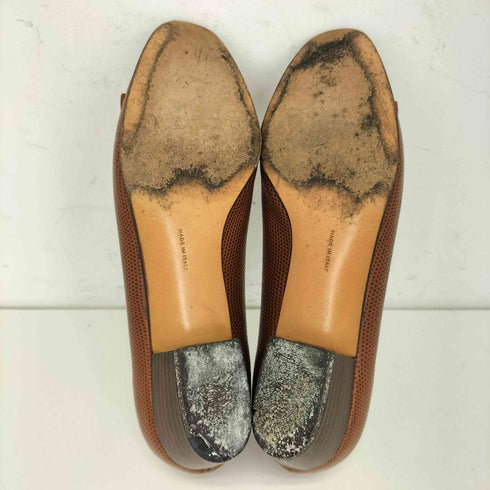 サルヴァトーレフェラガモ Salvatore Ferragamo ヴァラ リボン 型押しパンプス レディース  6 1/2